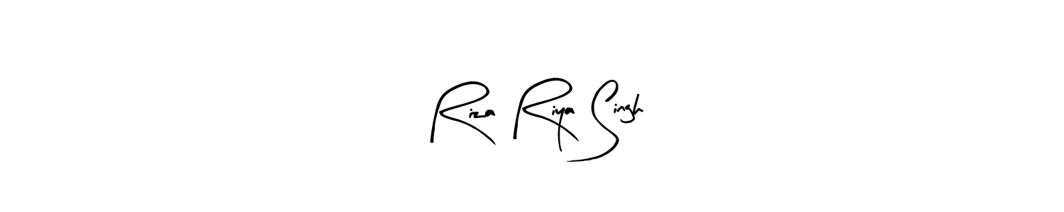 You can use this online signature creator to create a handwritten signature for the name Riza Riya Singh. This is the best online autograph maker. Riza Riya Singh signature style 8 images and pictures png