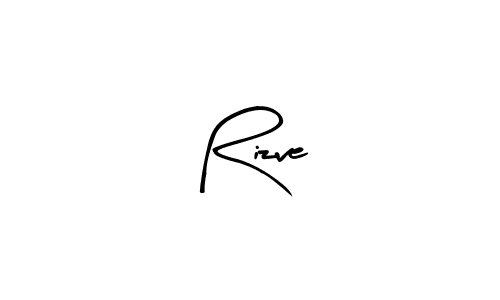 Make a beautiful signature design for name Rizve. With this signature (Arty Signature) style, you can create a handwritten signature for free. Rizve signature style 8 images and pictures png
