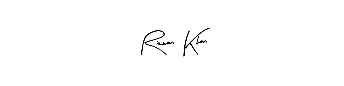 The best way (Arty Signature) to make a short signature is to pick only two or three words in your name. The name Rizwan  Khan include a total of six letters. For converting this name. Rizwan  Khan signature style 8 images and pictures png