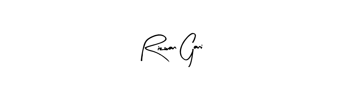 You can use this online signature creator to create a handwritten signature for the name Rizwan Gani. This is the best online autograph maker. Rizwan Gani signature style 8 images and pictures png