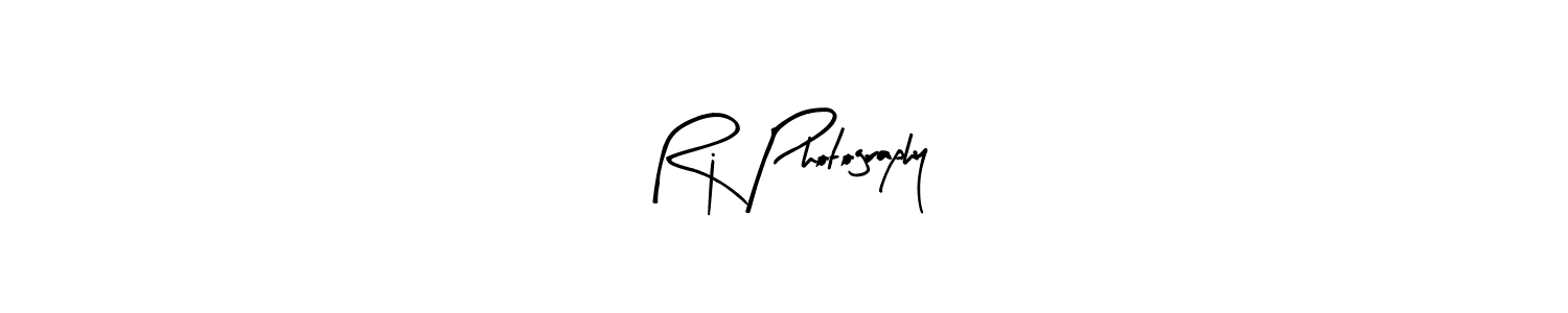 Use a signature maker to create a handwritten signature online. With this signature software, you can design (Arty Signature) your own signature for name Rj  Photography. Rj  Photography signature style 8 images and pictures png