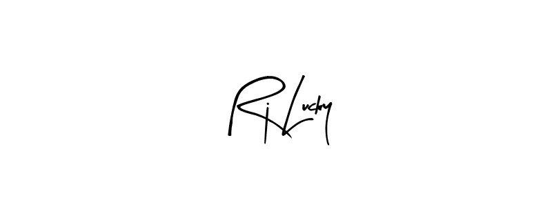 Also You can easily find your signature by using the search form. We will create Rj Lucky name handwritten signature images for you free of cost using Arty Signature sign style. Rj Lucky signature style 8 images and pictures png