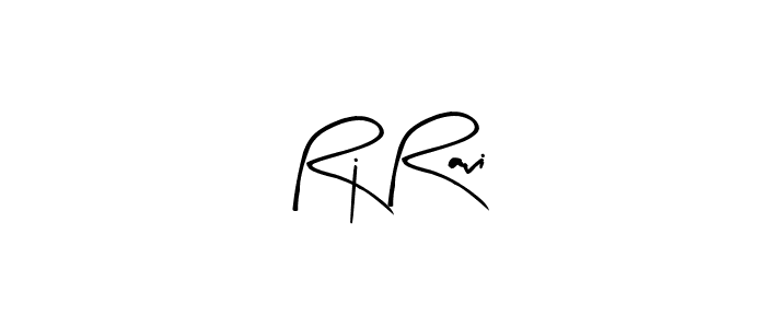 Similarly Arty Signature is the best handwritten signature design. Signature creator online .You can use it as an online autograph creator for name Rj Ravi. Rj Ravi signature style 8 images and pictures png