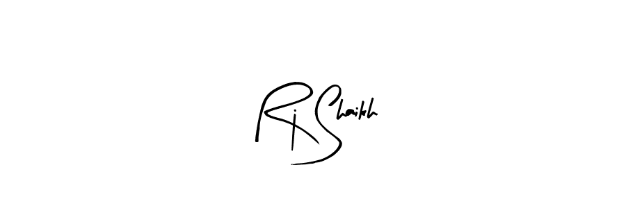 You should practise on your own different ways (Arty Signature) to write your name (Rj Shaikh) in signature. don't let someone else do it for you. Rj Shaikh signature style 8 images and pictures png