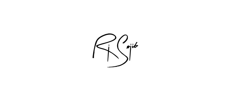 if you are searching for the best signature style for your name Rj Sojib. so please give up your signature search. here we have designed multiple signature styles  using Arty Signature. Rj Sojib signature style 8 images and pictures png