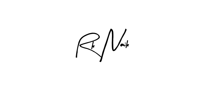 Make a beautiful signature design for name Rk Naik. With this signature (Arty Signature) style, you can create a handwritten signature for free. Rk Naik signature style 8 images and pictures png