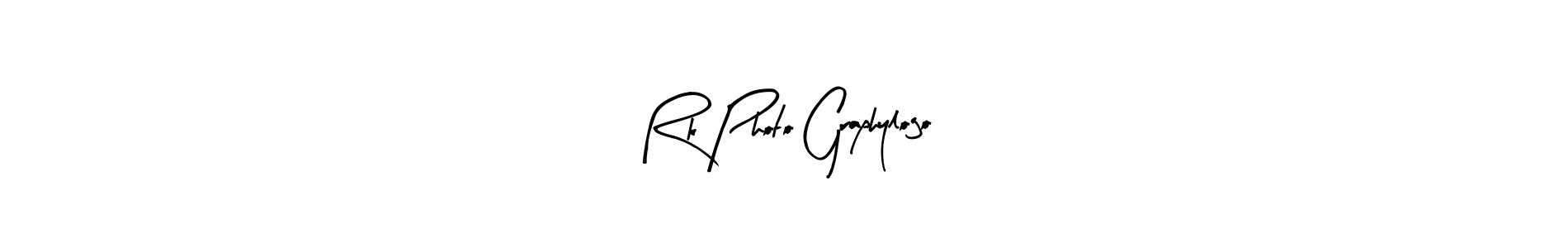 Arty Signature is a professional signature style that is perfect for those who want to add a touch of class to their signature. It is also a great choice for those who want to make their signature more unique. Get Rk Photo Graphylogo name to fancy signature for free. Rk Photo Graphylogo signature style 8 images and pictures png