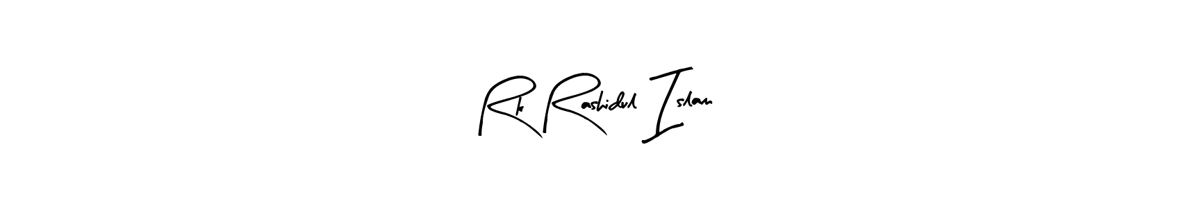 It looks lik you need a new signature style for name Rk Rashidul Islam. Design unique handwritten (Arty Signature) signature with our free signature maker in just a few clicks. Rk Rashidul Islam signature style 8 images and pictures png