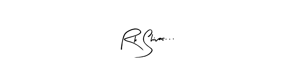 Similarly Arty Signature is the best handwritten signature design. Signature creator online .You can use it as an online autograph creator for name Rk Shivas.... Rk Shivas... signature style 8 images and pictures png