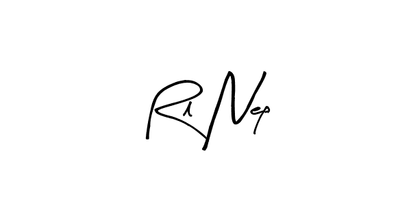 Rl Nep stylish signature style. Best Handwritten Sign (Arty Signature) for my name. Handwritten Signature Collection Ideas for my name Rl Nep. Rl Nep signature style 8 images and pictures png