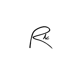 Arty Signature is a professional signature style that is perfect for those who want to add a touch of class to their signature. It is also a great choice for those who want to make their signature more unique. Get Rlc name to fancy signature for free. Rlc signature style 8 images and pictures png