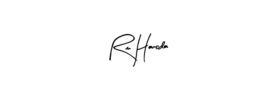 Here are the top 10 professional signature styles for the name Rm Hansda. These are the best autograph styles you can use for your name. Rm Hansda signature style 8 images and pictures png