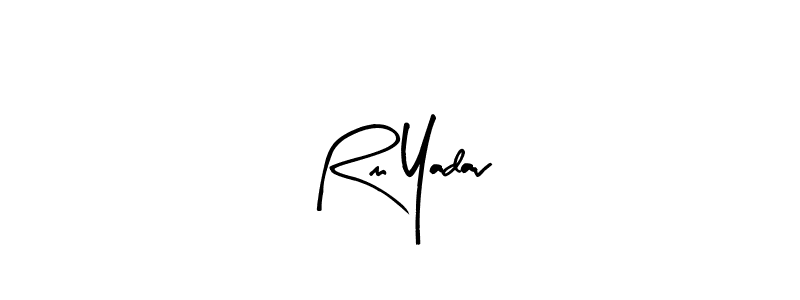 Make a beautiful signature design for name Rm Yadav. Use this online signature maker to create a handwritten signature for free. Rm Yadav signature style 8 images and pictures png