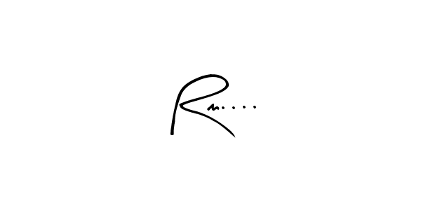 How to Draw Rm.... signature style? Arty Signature is a latest design signature styles for name Rm..... Rm.... signature style 8 images and pictures png