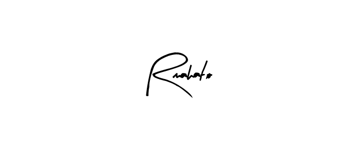 Also we have Rmahato name is the best signature style. Create professional handwritten signature collection using Arty Signature autograph style. Rmahato signature style 8 images and pictures png