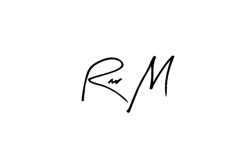 How to Draw Rmr M signature style? Arty Signature is a latest design signature styles for name Rmr M. Rmr M signature style 8 images and pictures png