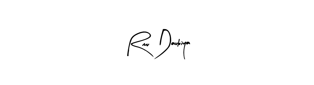 See photos of Rmu Daukiya official signature by Spectra . Check more albums & portfolios. Read reviews & check more about Arty Signature font. Rmu Daukiya signature style 8 images and pictures png