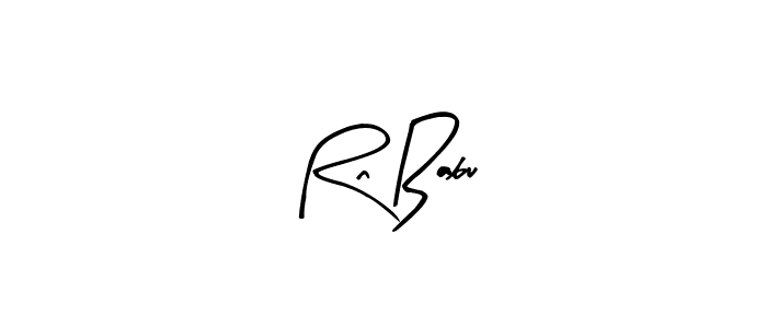 Design your own signature with our free online signature maker. With this signature software, you can create a handwritten (Arty Signature) signature for name Rn Babu. Rn Babu signature style 8 images and pictures png