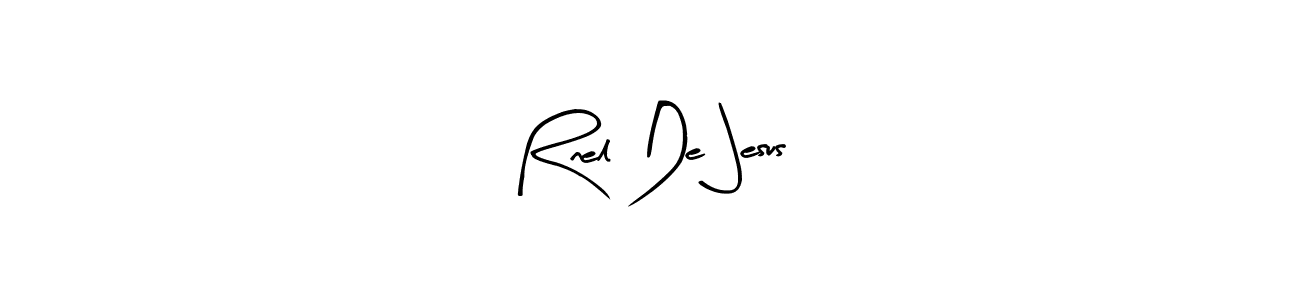 Rnel De Jesus stylish signature style. Best Handwritten Sign (Arty Signature) for my name. Handwritten Signature Collection Ideas for my name Rnel De Jesus. Rnel De Jesus signature style 8 images and pictures png