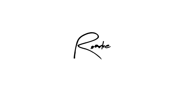 Similarly Arty Signature is the best handwritten signature design. Signature creator online .You can use it as an online autograph creator for name Roarke. Roarke signature style 8 images and pictures png