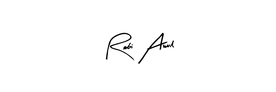 You can use this online signature creator to create a handwritten signature for the name Robi Awul. This is the best online autograph maker. Robi Awul signature style 8 images and pictures png