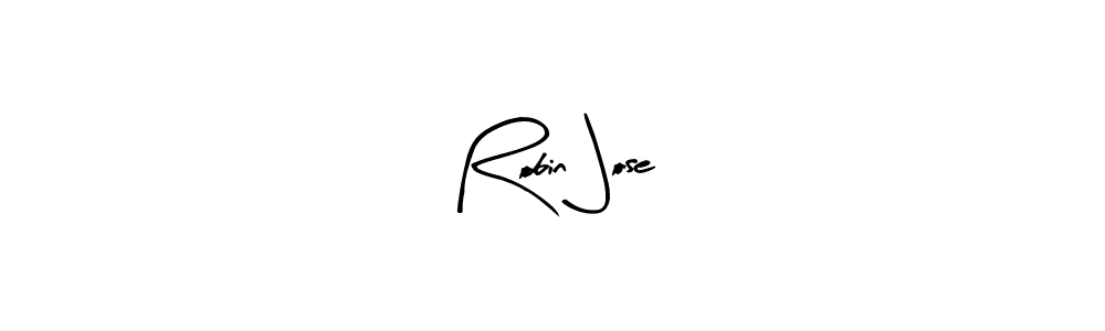 Arty Signature is a professional signature style that is perfect for those who want to add a touch of class to their signature. It is also a great choice for those who want to make their signature more unique. Get Robin Jose name to fancy signature for free. Robin Jose signature style 8 images and pictures png