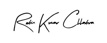 Make a beautiful signature design for name Robin Kumar Chhabra. With this signature (Arty Signature) style, you can create a handwritten signature for free. Robin Kumar Chhabra signature style 8 images and pictures png