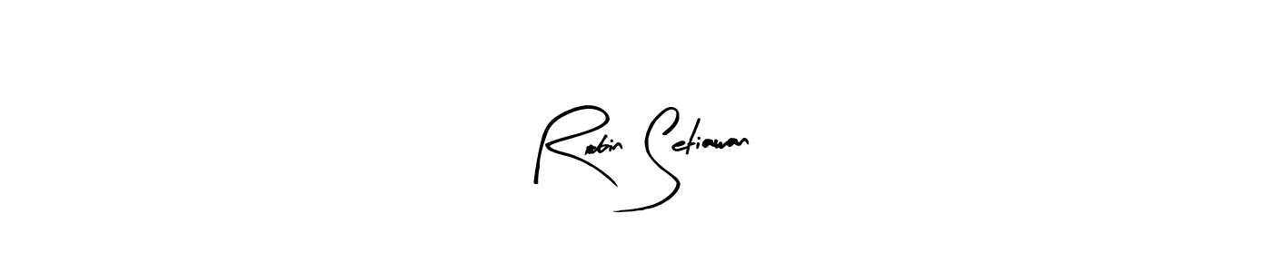 Similarly Arty Signature is the best handwritten signature design. Signature creator online .You can use it as an online autograph creator for name Robin Setiawan. Robin Setiawan signature style 8 images and pictures png