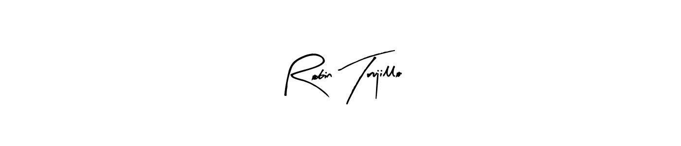 if you are searching for the best signature style for your name Robin Trujillo. so please give up your signature search. here we have designed multiple signature styles  using Arty Signature. Robin Trujillo signature style 8 images and pictures png