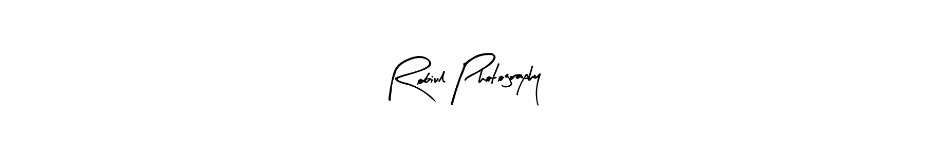 Robiul Photography stylish signature style. Best Handwritten Sign (Arty Signature) for my name. Handwritten Signature Collection Ideas for my name Robiul Photography. Robiul Photography signature style 8 images and pictures png