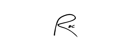 How to make Roc name signature. Use Arty Signature style for creating short signs online. This is the latest handwritten sign. Roc signature style 8 images and pictures png