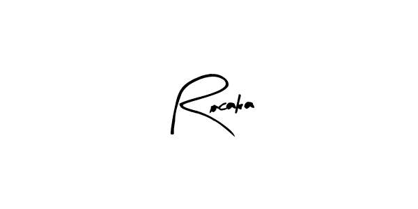 How to Draw Rocaka signature style? Arty Signature is a latest design signature styles for name Rocaka. Rocaka signature style 8 images and pictures png