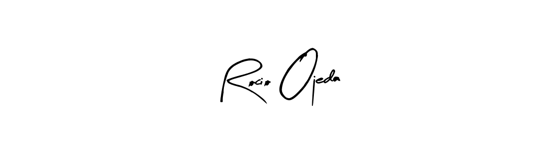 Make a beautiful signature design for name Rocio Ojeda. With this signature (Arty Signature) style, you can create a handwritten signature for free. Rocio Ojeda signature style 8 images and pictures png