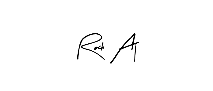 Use a signature maker to create a handwritten signature online. With this signature software, you can design (Arty Signature) your own signature for name Rock Aj. Rock Aj signature style 8 images and pictures png