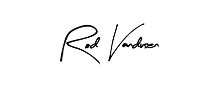 Make your name Rod Vandusen memorable on every contract using Arty Signature autograph style. Instant transparent background export available. Rod Vandusen signature style 8 images and pictures png