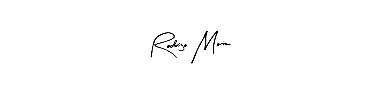 Create a beautiful signature design for name Rodrigo Moniz. With this signature (Arty Signature) fonts, you can make a handwritten signature for free. Rodrigo Moniz signature style 8 images and pictures png