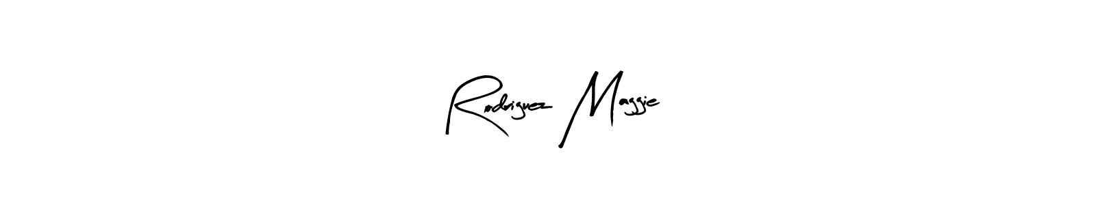 Make a beautiful signature design for name Rodriguez Maggie. With this signature (Arty Signature) style, you can create a handwritten signature for free. Rodriguez Maggie signature style 8 images and pictures png