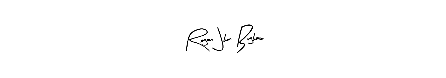 Use a signature maker to create a handwritten signature online. With this signature software, you can design (Arty Signature) your own signature for name Rogan Jhun Bughaw. Rogan Jhun Bughaw signature style 8 images and pictures png