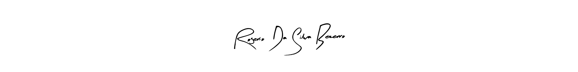 How to make Rogerio Da Silva Bezerro name signature. Use Arty Signature style for creating short signs online. This is the latest handwritten sign. Rogerio Da Silva Bezerro signature style 8 images and pictures png