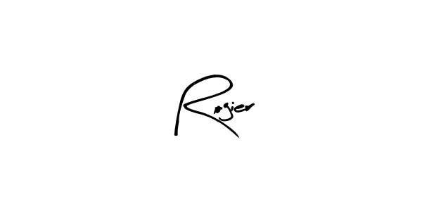 Rogier stylish signature style. Best Handwritten Sign (Arty Signature) for my name. Handwritten Signature Collection Ideas for my name Rogier. Rogier signature style 8 images and pictures png