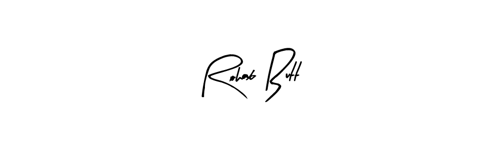 Make a beautiful signature design for name Rohab Butt. Use this online signature maker to create a handwritten signature for free. Rohab Butt signature style 8 images and pictures png