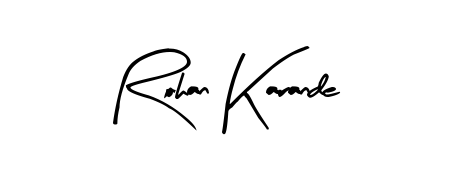 Upgrade your professional image with Rohan Karande signature created with Arty Signature font. Fast, free, and watermark-free download. Rohan Karande signature style 8 images and pictures png