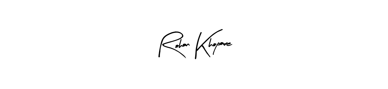 Create a beautiful signature design for name Rohan Khopare. With this signature (Arty Signature) fonts, you can make a handwritten signature for free. Rohan Khopare signature style 8 images and pictures png