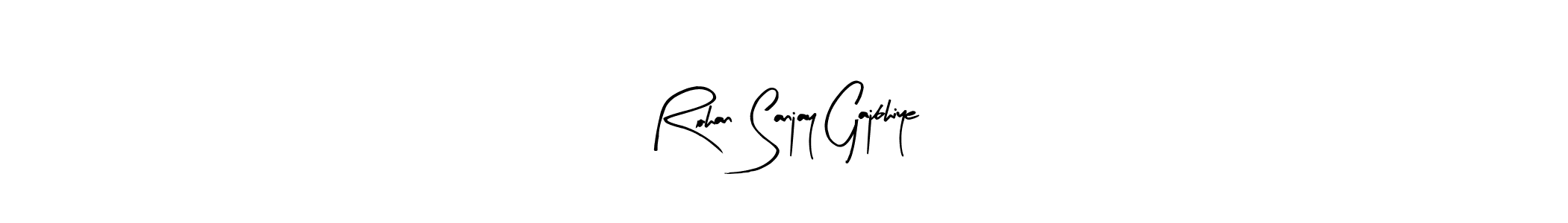 Create a beautiful signature design for name Rohan Sanjay Gajbhiye. With this signature (Arty Signature) fonts, you can make a handwritten signature for free. Rohan Sanjay Gajbhiye signature style 8 images and pictures png