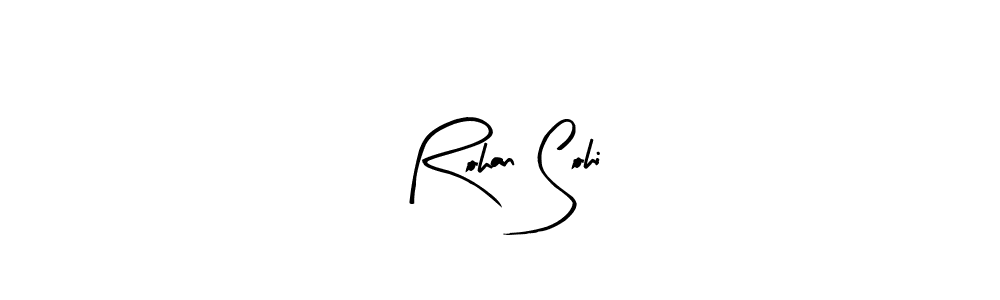 Design your own signature with our free online signature maker. With this signature software, you can create a handwritten (Arty Signature) signature for name Rohan Sohi. Rohan Sohi signature style 8 images and pictures png