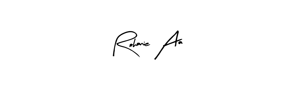 It looks lik you need a new signature style for name Rohanie Aa. Design unique handwritten (Arty Signature) signature with our free signature maker in just a few clicks. Rohanie Aa signature style 8 images and pictures png