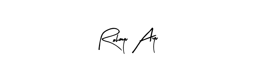 Design your own signature with our free online signature maker. With this signature software, you can create a handwritten (Arty Signature) signature for name Rohayu Ayu. Rohayu Ayu signature style 8 images and pictures png