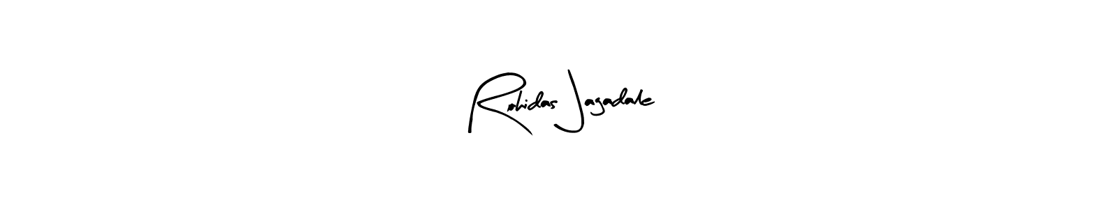 Arty Signature is a professional signature style that is perfect for those who want to add a touch of class to their signature. It is also a great choice for those who want to make their signature more unique. Get Rohidas Jagadale name to fancy signature for free. Rohidas Jagadale signature style 8 images and pictures png