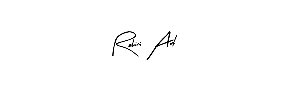 Design your own signature with our free online signature maker. With this signature software, you can create a handwritten (Arty Signature) signature for name Rohini Art. Rohini Art signature style 8 images and pictures png