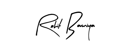 Similarly Arty Signature is the best handwritten signature design. Signature creator online. You can use it as an online autograph creator for name Rohit Bamniya. Rohit Bamniya signature style 8 images and pictures png